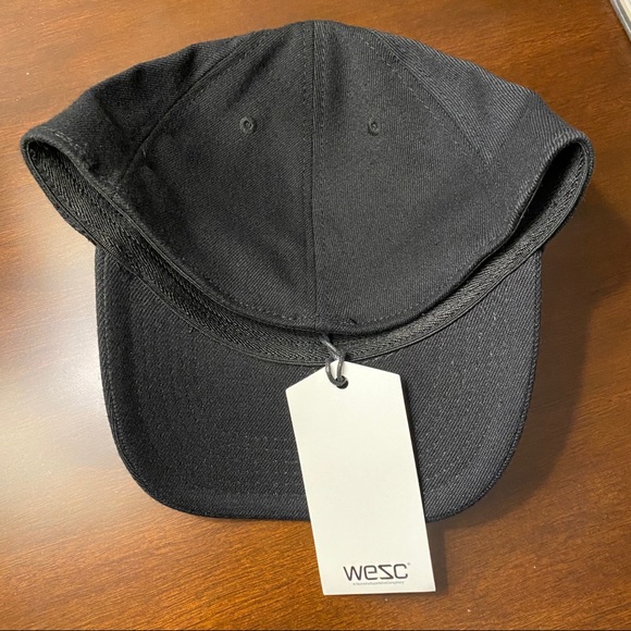 SOLD - WESC Black Flex-fit Hat - Picture 2 of 4